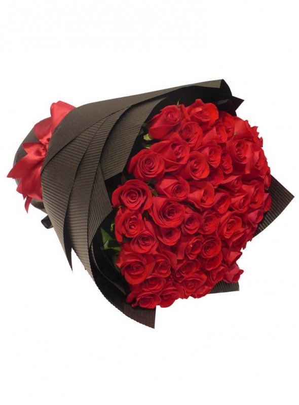  Red Roses- Beautiful Gift- 100 Fresh Flowers : Fresh Cut  Format Rose Flowers : Grocery & Gourmet Food