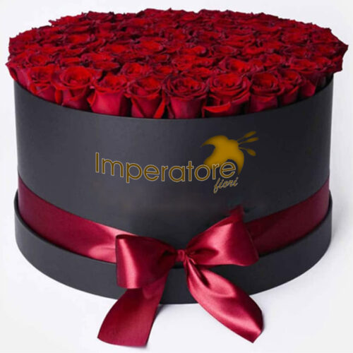 Box/scatola cm 50 con rose.