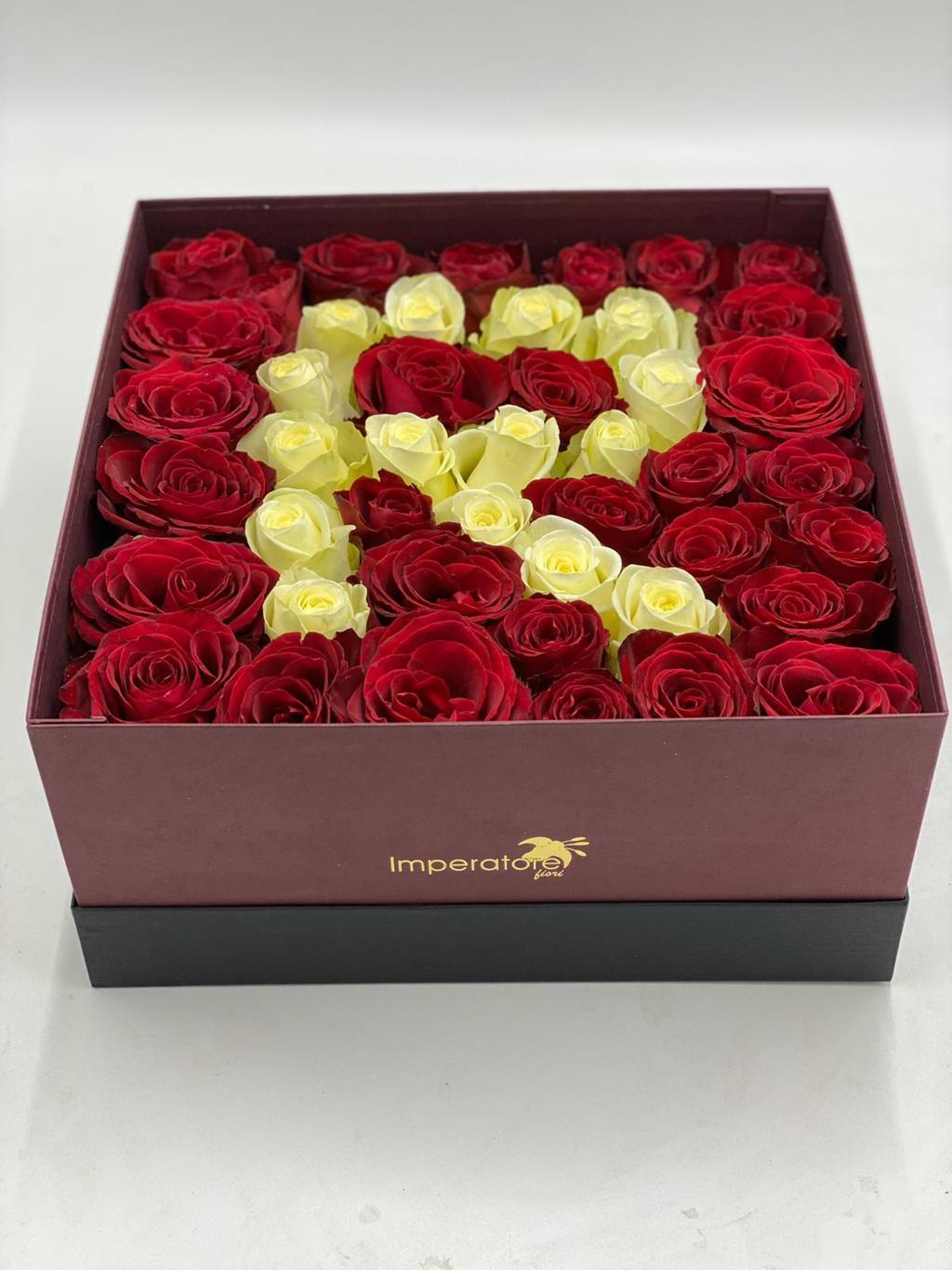 Collana Con Rosa Eterna E Iniziale A Cuore - Regalo Romantico Per Fidanzata O Moglie, San Valentino