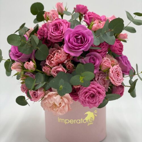 box/scatola rose varie sfumature di rosa