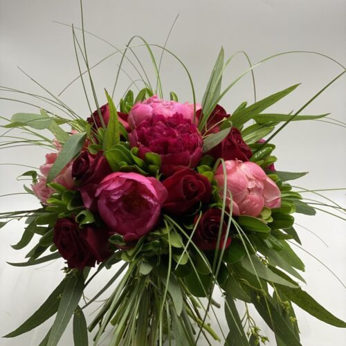 bouquet peonie miste
