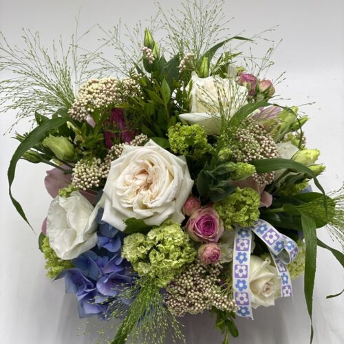 composizione centro tavola misto