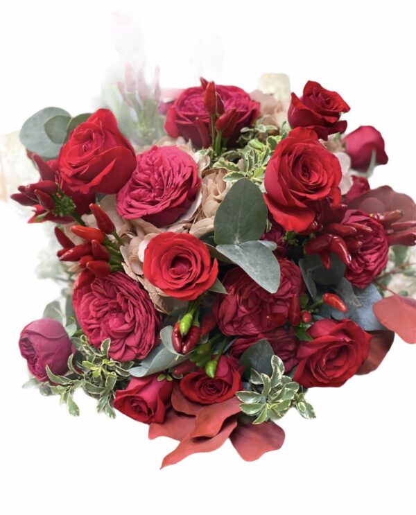 bouquet rose rosse