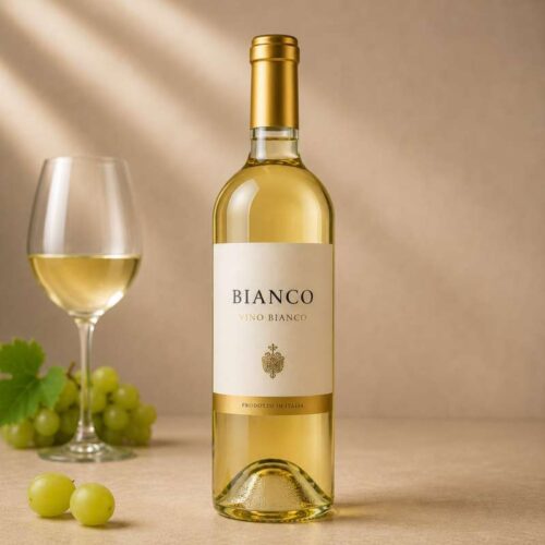 Vino Bianco Selezionato 75 cl – Bottiglia Elegante da Regalare