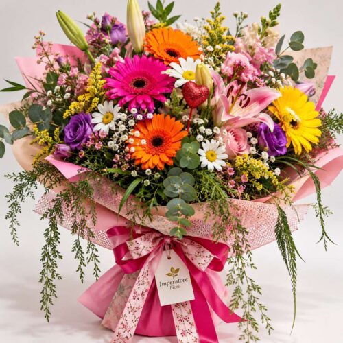 Sogno d’Amore – Bouquet di Fiori Misti Romantico