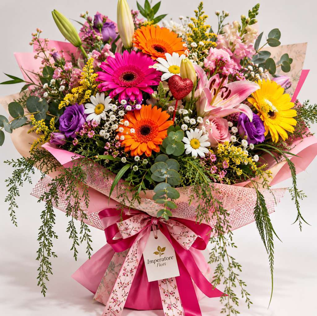 Sogno d’Amore – Bouquet di Fiori Misti Romantico